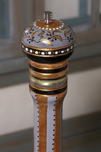Hand-painted Pepper Mill