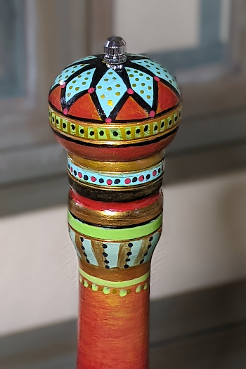 Hand Painted Pepper Mill