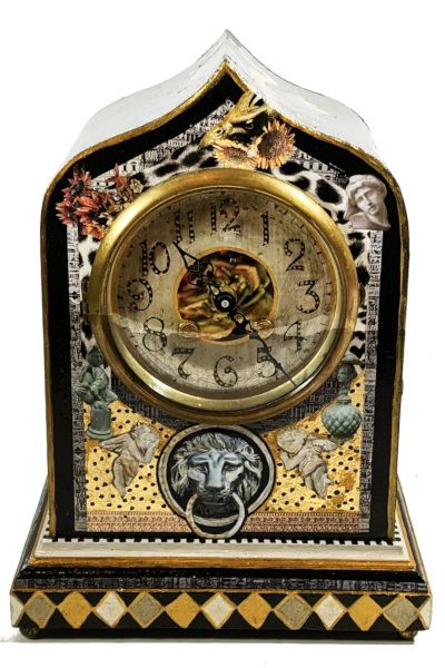 Hand-painted Dragon Clock