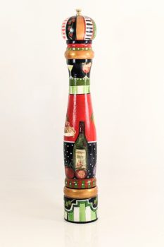 Hand-painted Pepper Mill Pasta