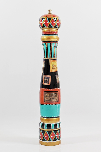 Hand-painted pepper mill Art Gallery Full 1 400 x 600